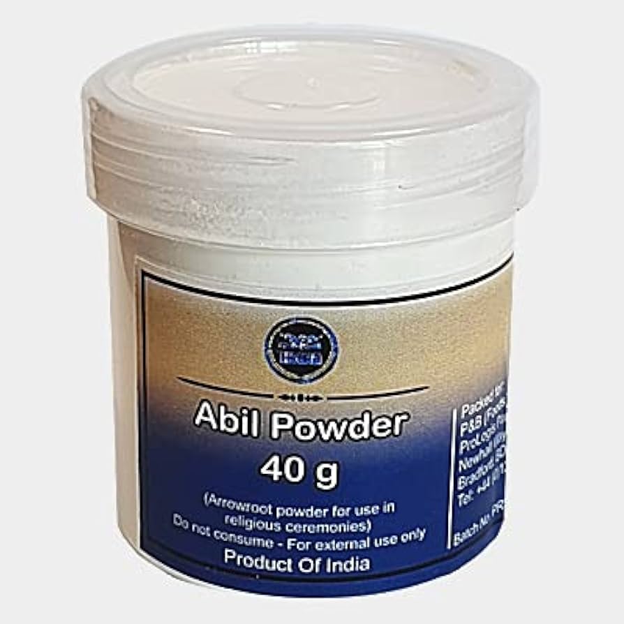 Shop Heera Abil Puja Powder 40g (2 for £2) at Grocerywala