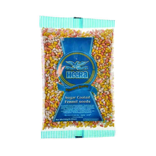 Shop Heera Fennel Sugar Coated - 100g at Grocerywala
