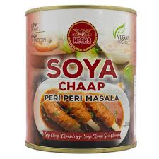 Shop Heera Soya Chaap Tin (Peri Peri Masala) - 800g at Grocerywala