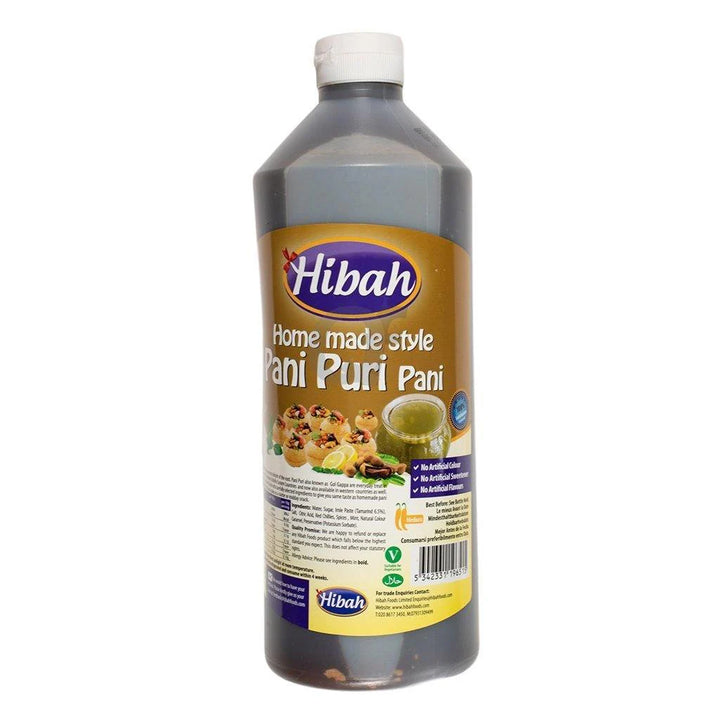 Shop Hibah Pani Puri Pani Homemade Style - 1L at Grocerywala
