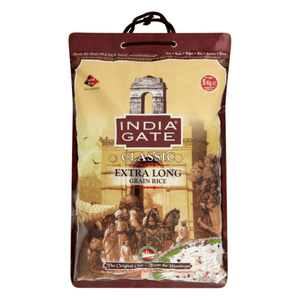 Shop India Gate Basmati Rice Classic Extra Long - 10kg at Grocerywala