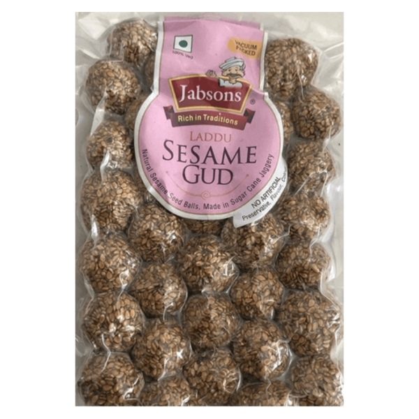 Shop Jabsons Chikki Sesame Laddu Gur - 210g at Grocerywala