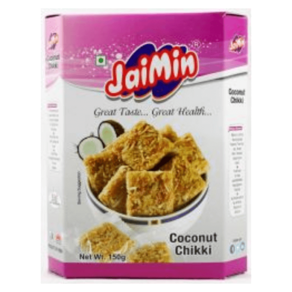 Shop Jaimin Coconut Chikki - 150g at Grocerywala