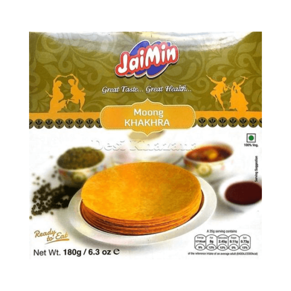 Shop Jaimin Moong Khakra -180g at Grocerywala