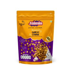 Shop Jaimin Roasted Garlic Chana - 200g at Grocerywala