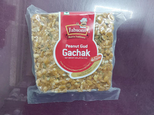Shop Jabsons Peanut Gud Gazak - 400g at Grocerywala