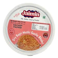 Shop Jaimin Bhakri Dry Bajri Methi Garlic - 250g at Grocerywala