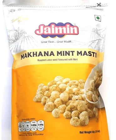 Shop Jaimin Makhana Mint Masti - 80g at Grocerywala