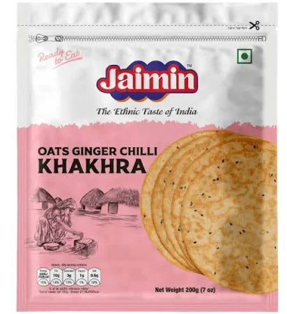 Jaimin Oats Ginger Chilli Khakra - 200g