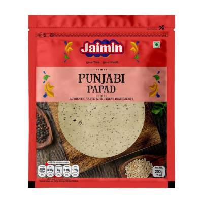 Shop Jaimin Papad Punjabi - 200g at Grocerywala