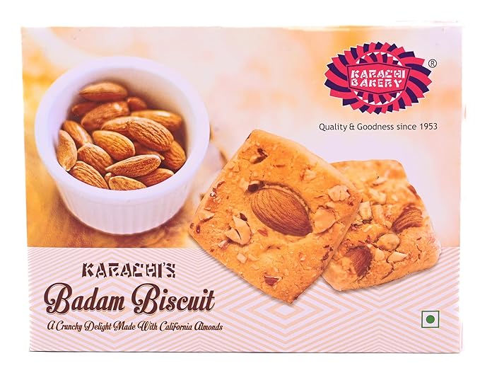 Shop Karachi Almonds Biscuits - 400g at Grocerywala