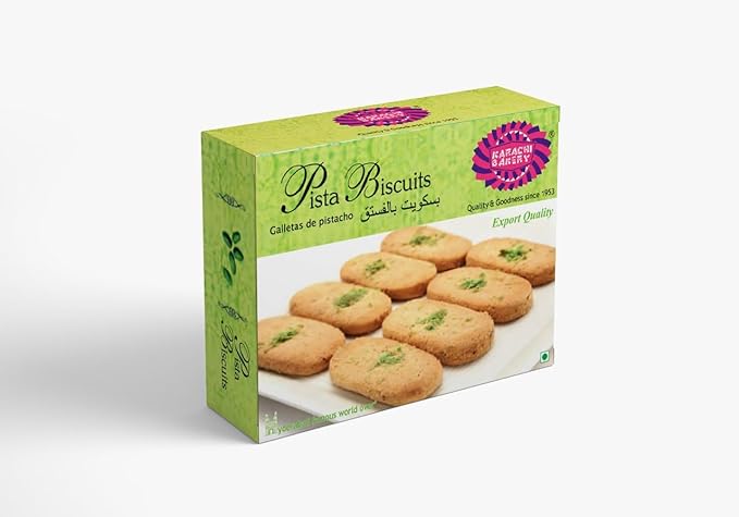 Shop Karachi Premium Biscuits - Pistachio 400g at Grocerywala