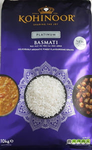 Shop Kohinoor Basmati Rice Extra Flavor Blue - 10kg at Grocerywala