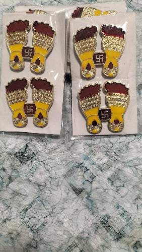Shop Lakshmi Charan Paduka Stickers at Grocerywala