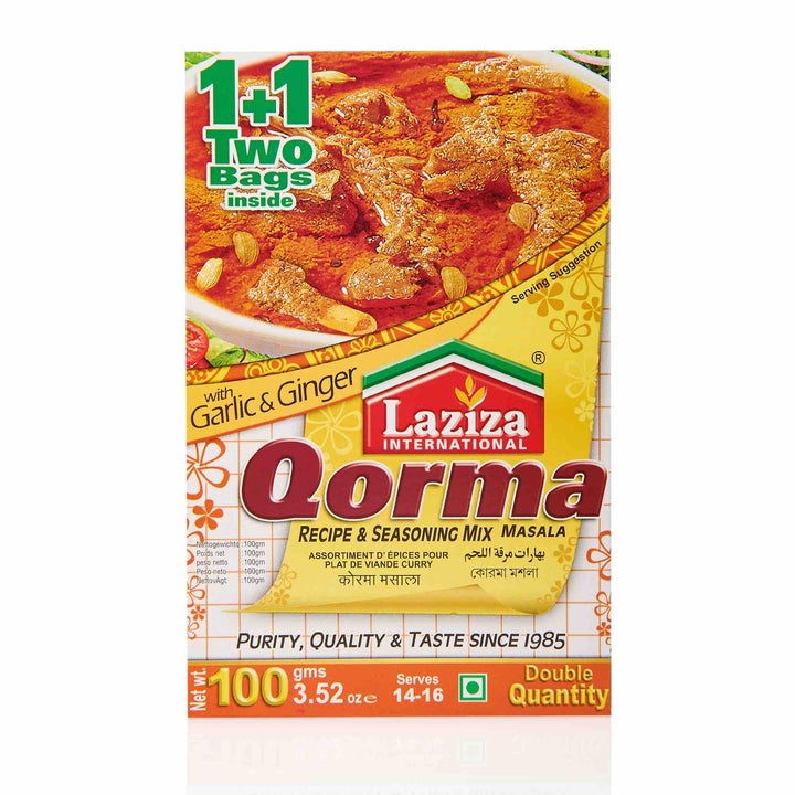 Shop Laziza Qorma Masala 100g at Grocerywala
