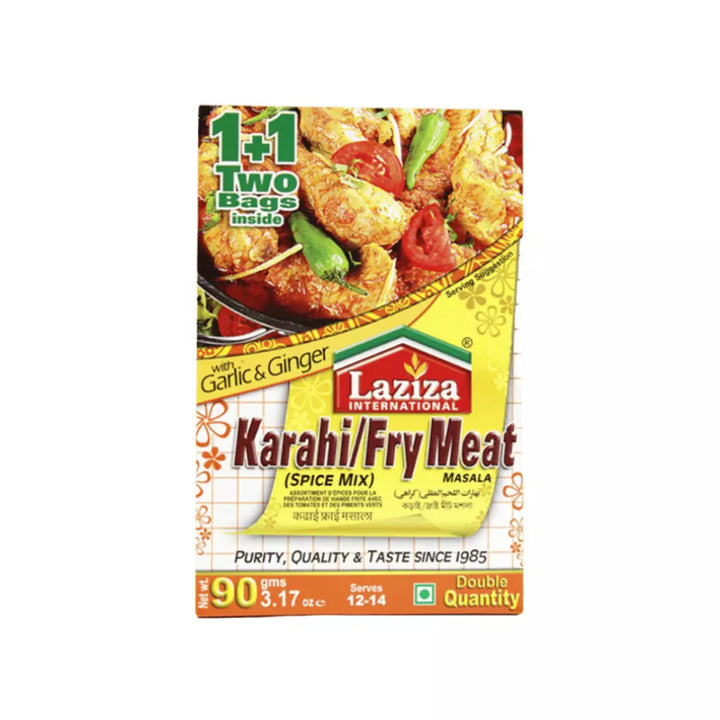 Shop Laziza Karahi/Fry Meat Masala 90g at Grocerywala