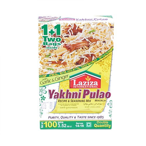 Shop Laziza Yakhni Pulao Masala 100g at Grocerywala