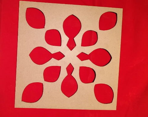 Shop Leaf Pattern Stencil at Grocerywala