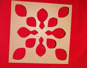 Shop Leaf Pattern Stencil at Grocerywala