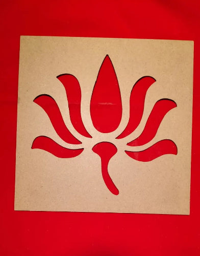 Shop Lotus Stencil at Grocerywala