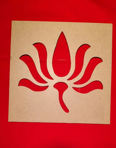 Shop Lotus Stencil at Grocerywala