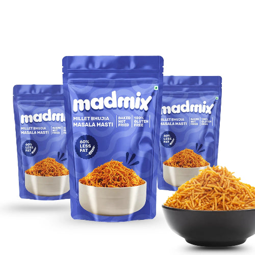 Madmix Jowar Bhujia Masala Masti - 125g