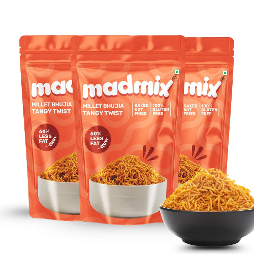 Madmix Jowar Bhujia Tangy Twist- 125g