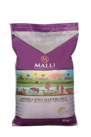 Shop Malli Sona Masoori Rice - 10kg at Grocerywala
