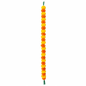 Garland Yellow & Orange (1 string) - 54inch