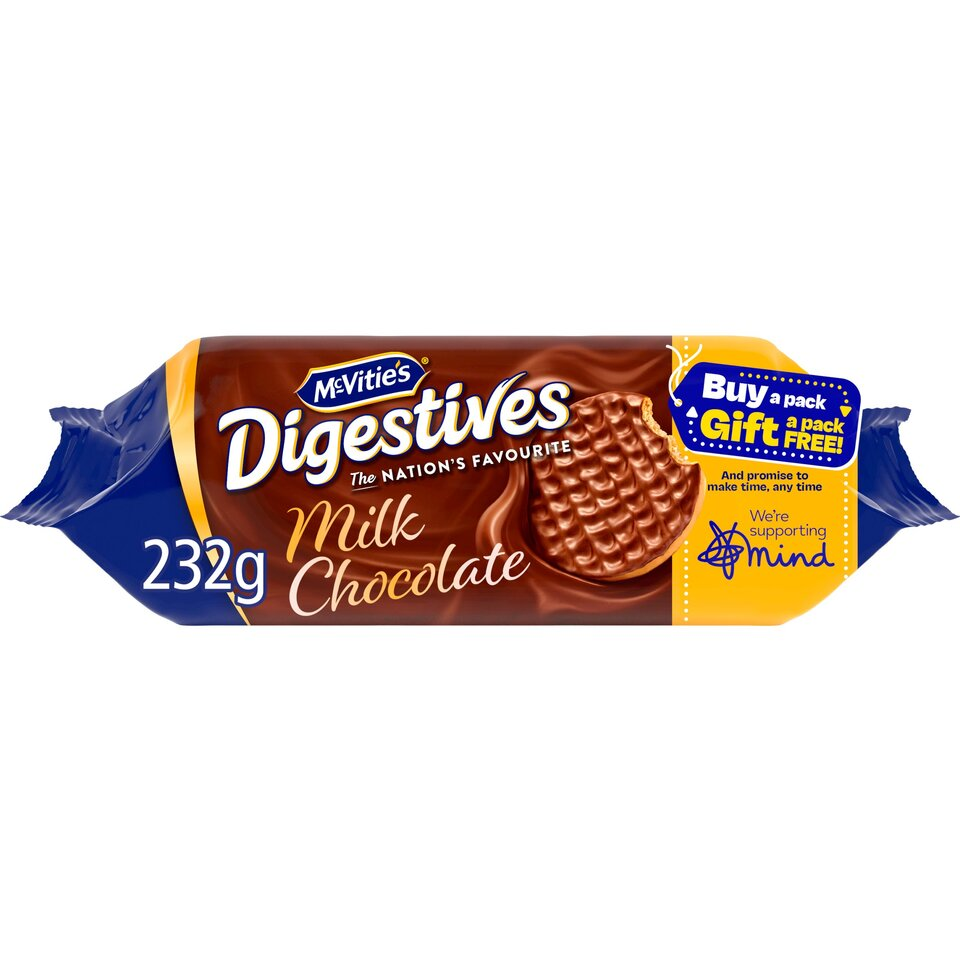 Shop McVitie's Milk Chocolate Digestive Biscuits - 232g at Grocerywala