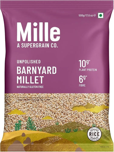 Shop Mille Barnyard Millet (Samak) - 500g at Grocerywala