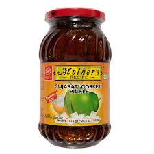 Shop Mother's Recipe Pickle Gujrati Gorkeri - 500g at Grocerywala