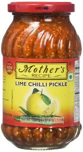 Shop Mother's Recipe Pickle Lime Chilli - 500g at Grocerywala