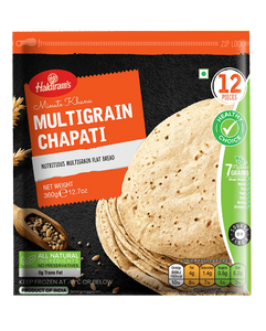Shop Haldiram Multigrain Chapati Frozen (12pcs) - 360g at Grocerywala
