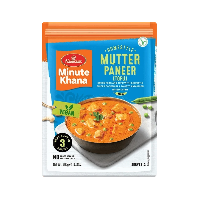 Haldiram Mutter Paneer (Tofu) Frozen - 300g