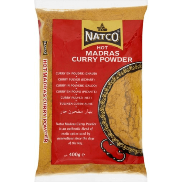 Shop Natco Madras Hot Curry Powder 400g at Grocerywala