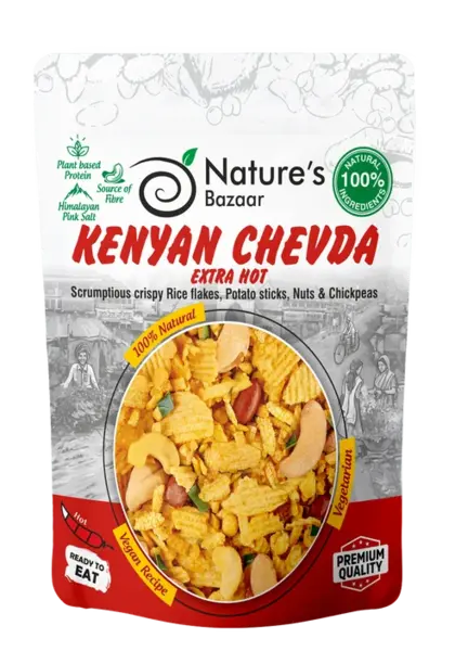 Natures Bazaar Kenyan Chevda Extra Hot - 200g