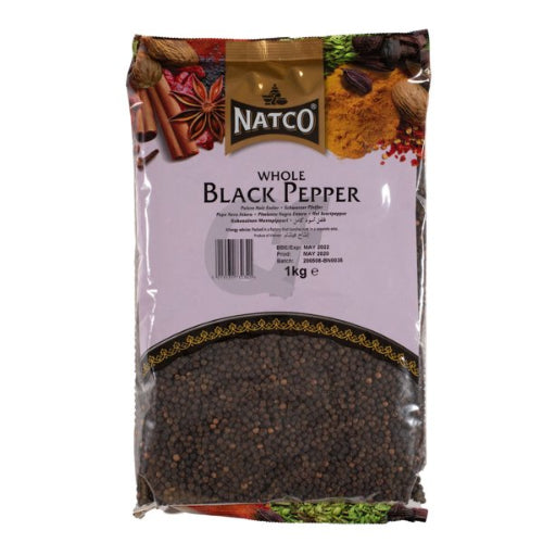 Shop Natco Black Pepper Whole - 1kg at Grocerywala