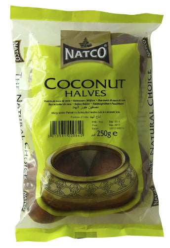 Shop Natco Coconut Halves - 250g at Grocerywala