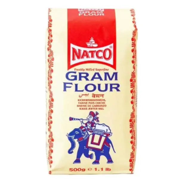 Natco gram flour 500g chickpea flour packet