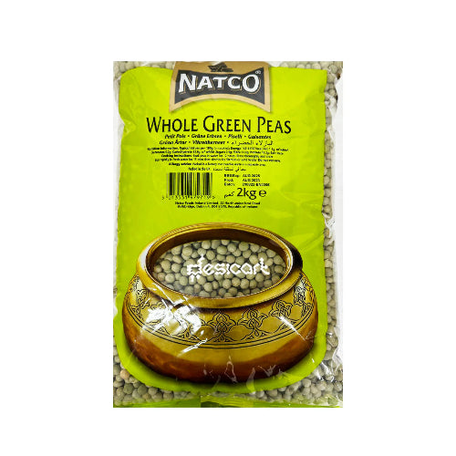 Shop Natco Green Peas Whole - 2kg at Grocerywala