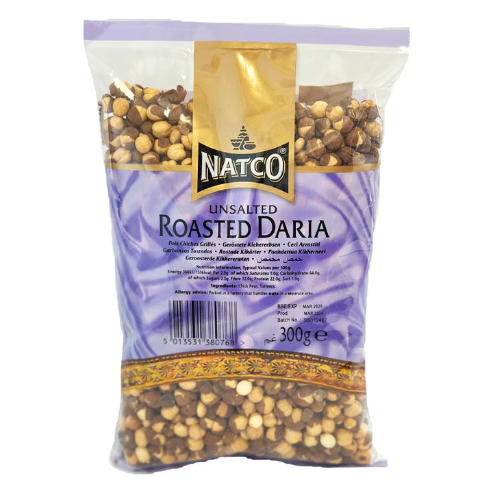 Shop Natco Daria Roasted Unsalted (Chana) - 300g at Grocerywala