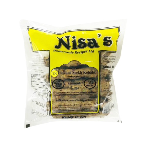 Shop NISA'S 18 CHICKEN SEEKH KEBABS at Grocerywala