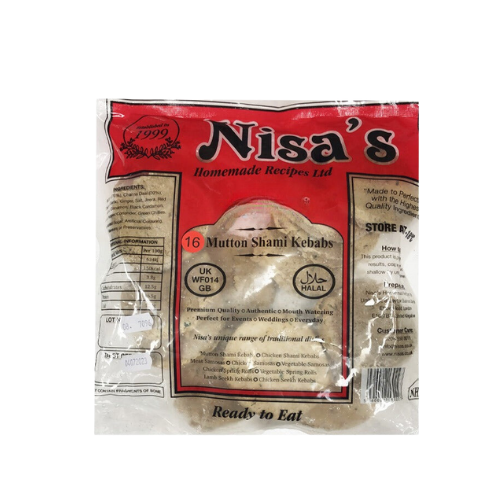 Shop NISA'S 16 MUTTON SHAMI KEBABS at Grocerywala