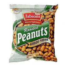 Jabsons Roasted Peanuts Nimboo Pudina - 140g