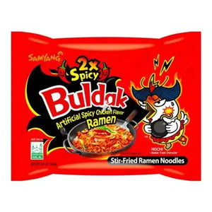 Samyang Buldak 2x Spicy Hot Chicken Ramen Noodles -130g