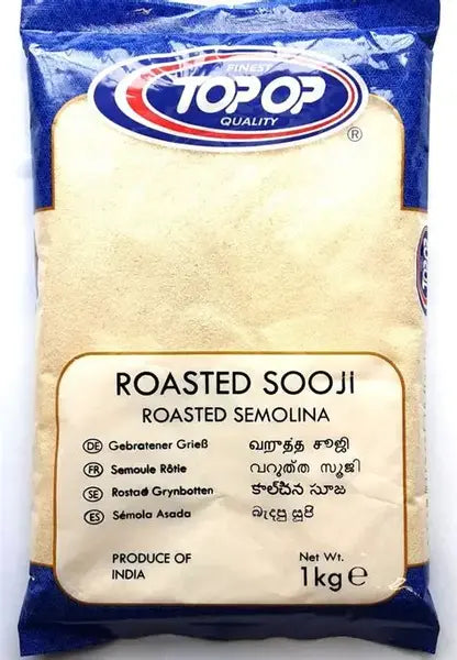 Topop Roasted Rava (Semolina) - 1kg