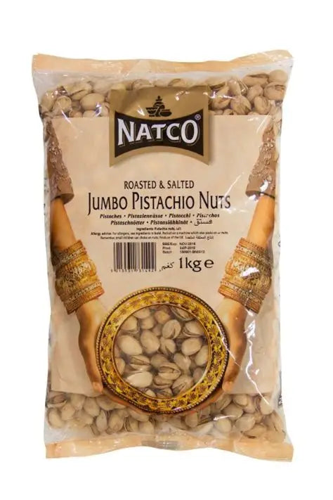 Natco Jumbo Pistachio Roasted and Salted - 1kg