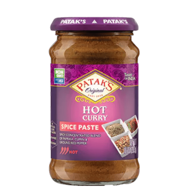 Shop Pataks Curry Paste Hot - 283g at Grocerywala