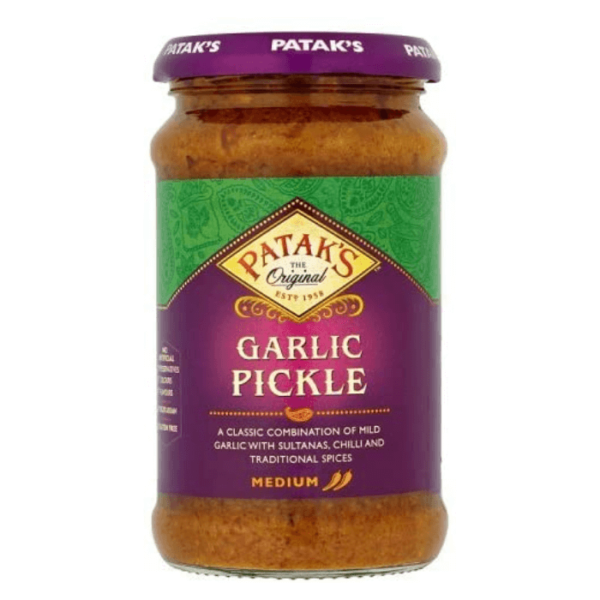 Shop Pataks Pickle Garlic - 300g at Grocerywala